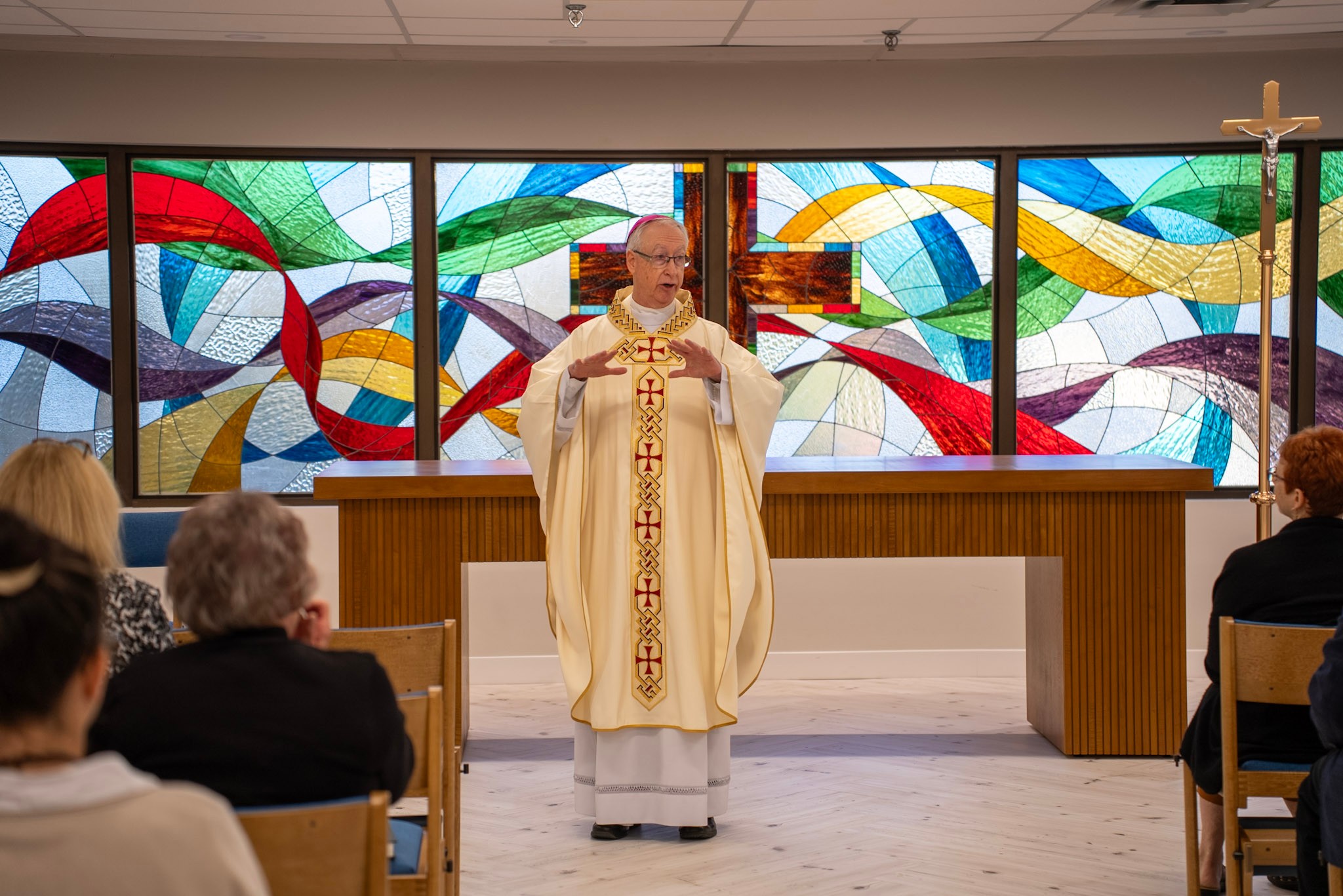 Archbishop Smith in the Lumen Chapel