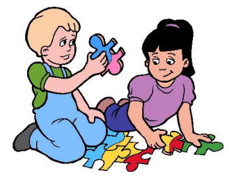 Two children playing