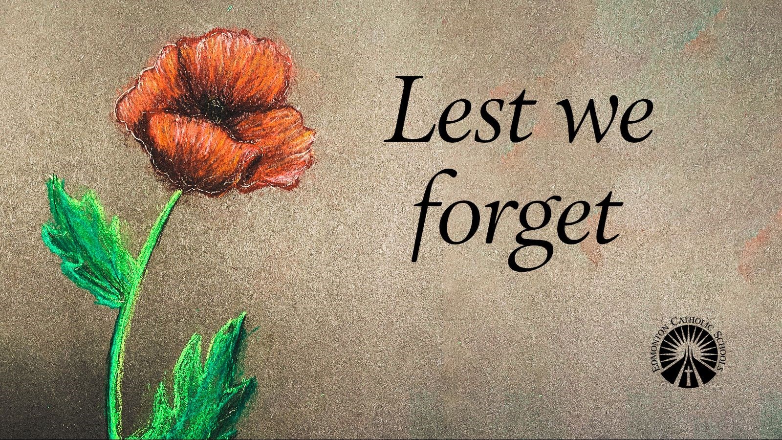 Lest we forget
