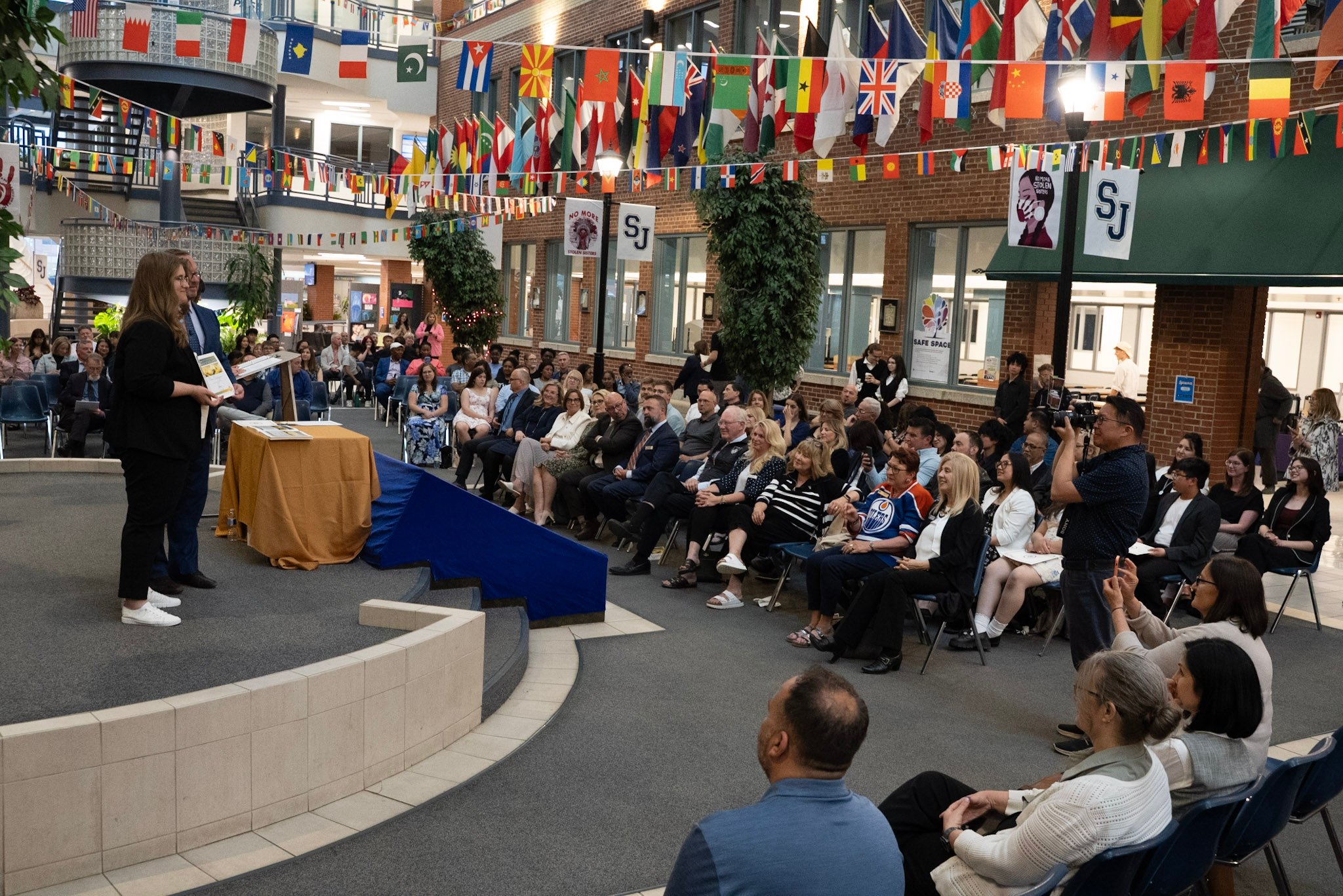 Wide shot Chief Superintendent's Award of Excellence event
